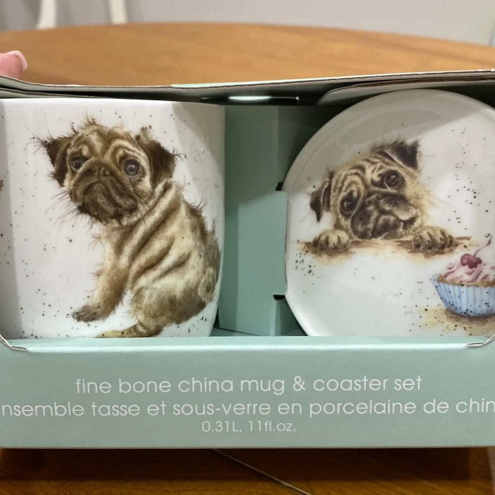 NWT. Royal Worcester, mug and coaster set. - Picture 1 of 8